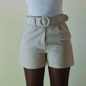Venti6 Belted Fancy shorts